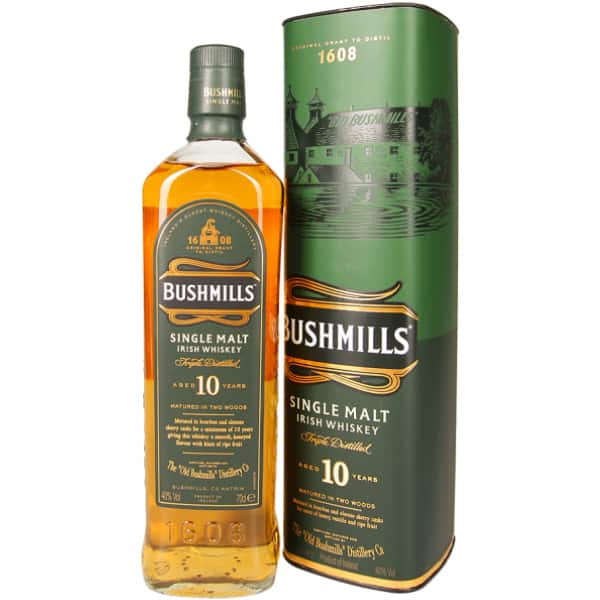 Bushmills 10y + GB 40% Vol. 0,7l Whisk(e)y Whiskey