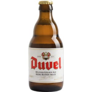 „Duvel“ Geschenkset 8,5% Vol. 4x0,33l + 1 Glas