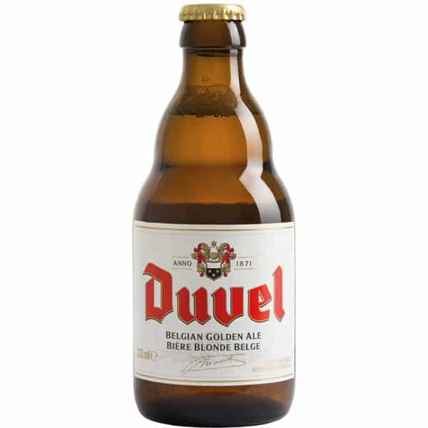 „Duvel“ Geschenkset 8,5% Vol. 4x0,33l + 1 Glas Bier Beer