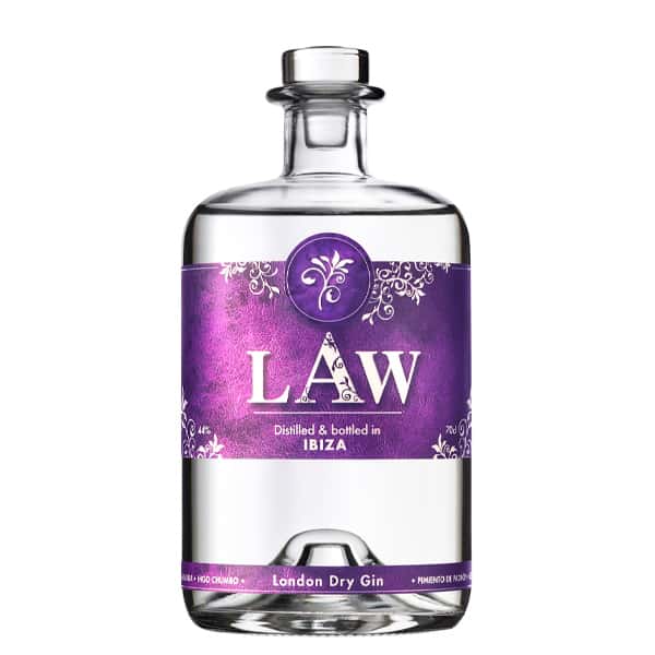 LAW - The Gin of Ibiza 44% Vol. 0,7l Gin Gin Tonic