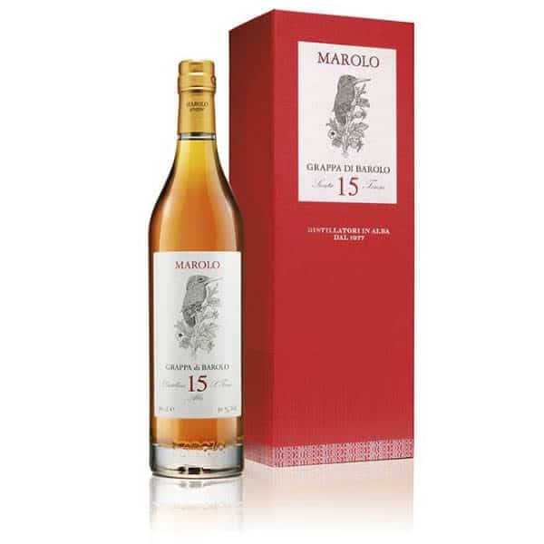 Marolo Grappa di Barolo 15y + GB 50% Vol. 0,7l Grappa Distilleria Santa Teresa