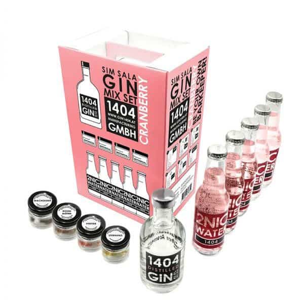 1404 Sim Sala Gin Mix-Set Cranberry Gin 1404 Simsala Gin