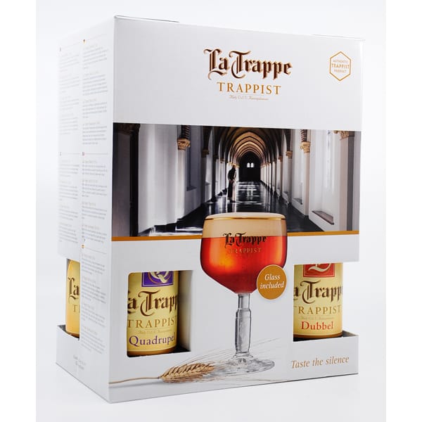 „La Trappe“ Geschenkset 4x0,33l + 1 Glas Bier Beer