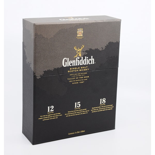 Glenfiddich Selection + GB 40% Vol. 3x0,2l Whisk(e)y Glenfiddich