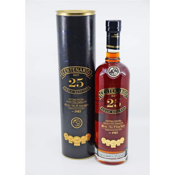 Ron Centenario 25y + GB 40% Vol. 0,7l Rum Rhum