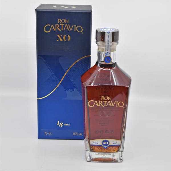 Cartavio XO 18y + GB 40% Vol. 0,7l
