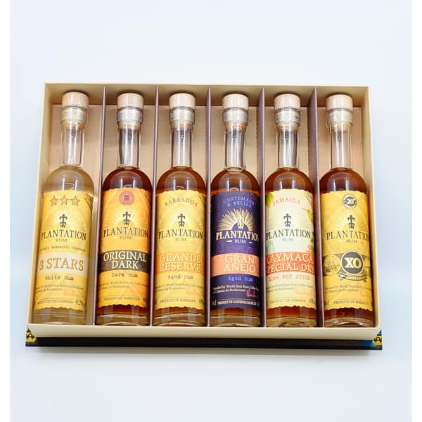 Plantation Rum Experience Box 41% Vol. 6x0,1l Geschenksideen Rhon