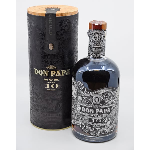 Don Papa 10y + GB 43% Vol. 0,7l Raritäten Don Papa Rum
