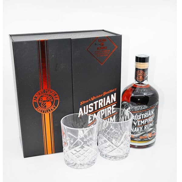 Austrian Empire Navy 18y SET 40% Vol. 0,7l Rum Ron