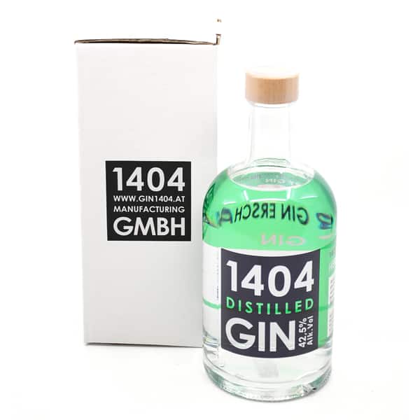 1404 Herzbergland Dry Gin + GB 42,5% Vol. 0,2l Gin 1404