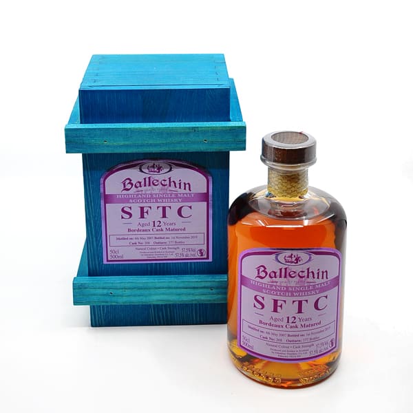 Edradour Ballechin 12y SFTC Bordeaux Cask 57,5% Vol. 0,5l Raritäten Scotch