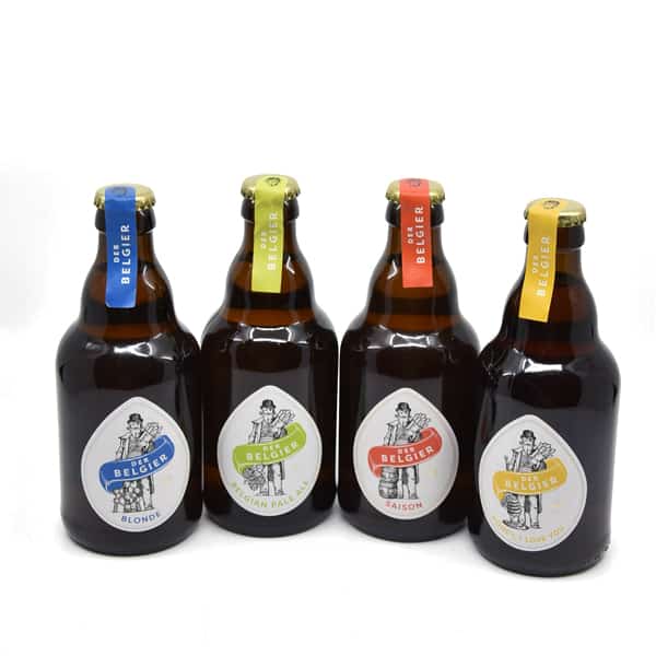 Die 4 Belgier DER BELGIER 4x0,33l Bier Beer