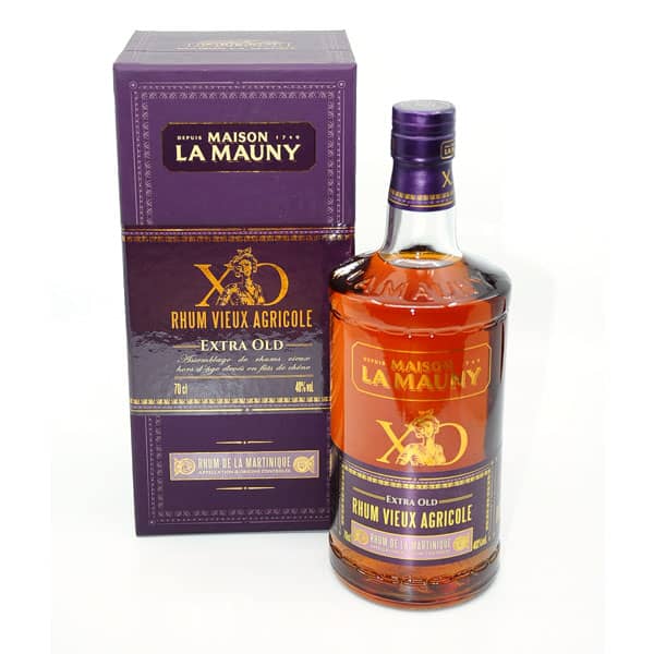 La Mauny XO Rhum Vieux Agricole + GB 40% Vol. 0,7l Rum La Mauny