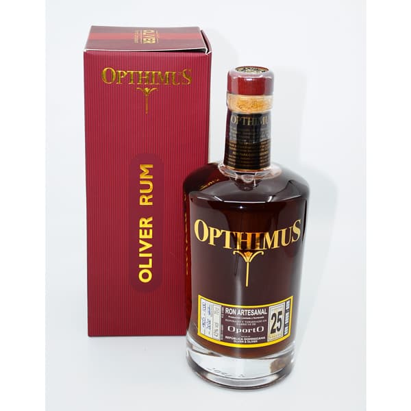 Opthimus 25y OportO + GB 43% Vol. 0,7l Rum Dominikanische Republik