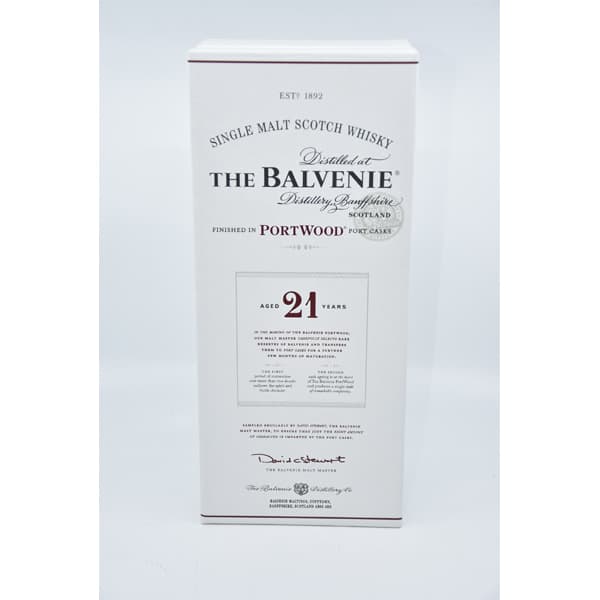 The Balvenie 21y PortWood + GB 40% Vol. 0,7l Raritäten Highland