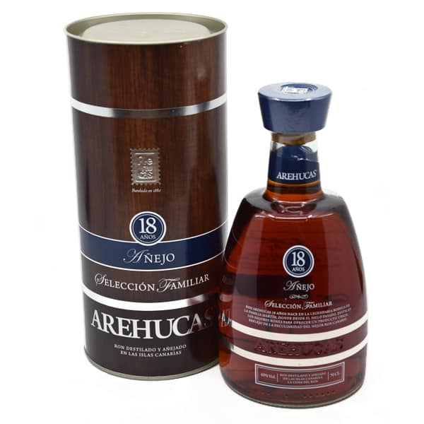 Arehucas Anejo 18y + GB 40% Vol. 0,7l Rum Arehucas