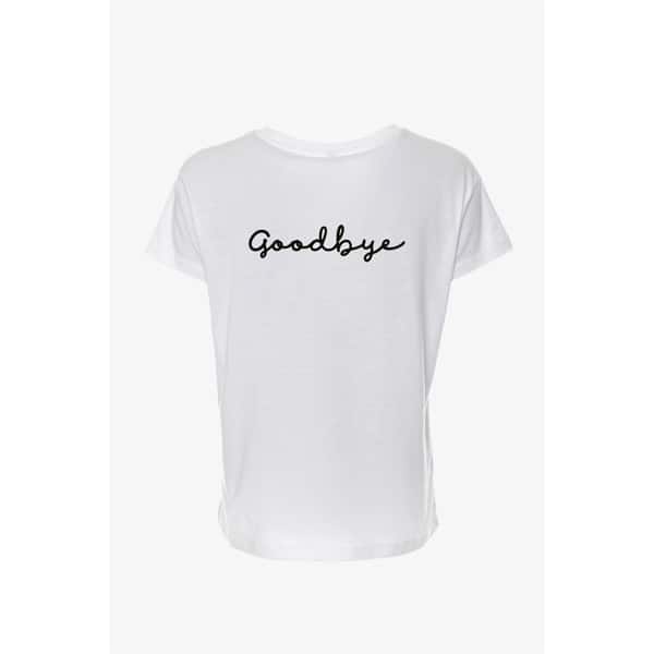 Gossengold T-Shirt Hello & Goodbye T-Shirt & Tops für SIE T-Shirt