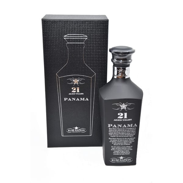 Rum Nation Panama 21y Black Edition + GB 43% Vol. 0,7l Rum Panama