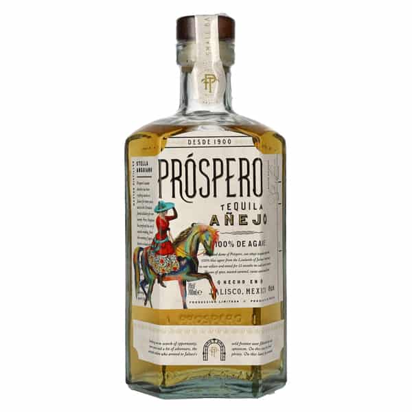 Próspero Añejo by Rita Ora 40% Vol. 0,7l Tequila Anejo