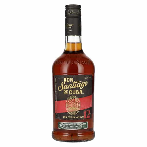 Santiago de Cuba Extra Anejo 12y 40% Vol. 0,7l Rum Cuba