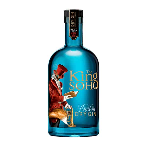 The King of Soho Dry Gin 42% Vol. 0,7l