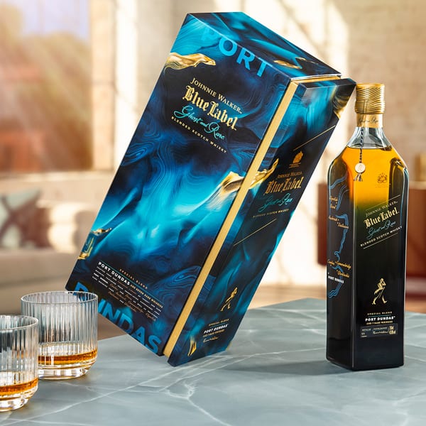 Johnnie Walker Blue Label Ghost & Rare + GB 43,8% Vol. 0,7l Raritäten Blended Whisky