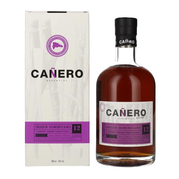 Ron Cañero 12y SHERRY CREAM+ GB 40% Vol. 0,7l Rum Ron