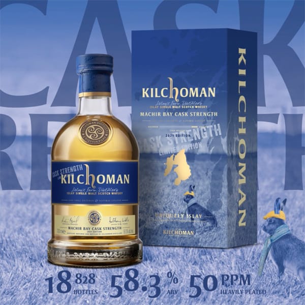 Kilchoman MACHIR BAY Cask Strength + GB 58,3% Vol. 0,7l Whisk(e)y Fassstärke